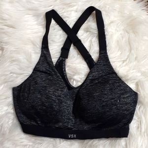 Victoria Sport Dark Grey Crisscross Sports Bra 34D